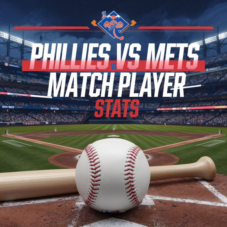 Phillies vs Mets Match Player Stats