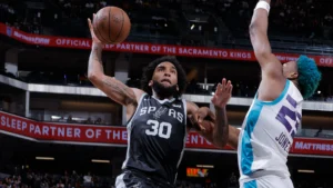 San Antonio Spurs vs Charlotte Hornets Match Player Stats