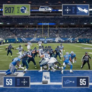  Seahawks vs Detroit Lions Match Player Stats