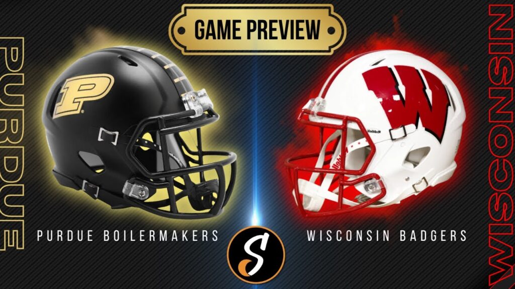 Purdue Boilermakers Football vs Wisconsin Badgers Football