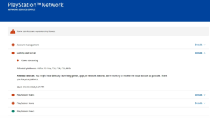 Is PlayStation Network Down